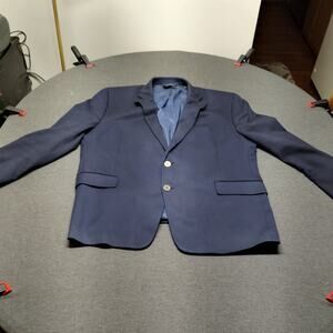 Michael Kors Navy Blue Men's 2 Button Blazer Suit Jacket Coat Size 46R
